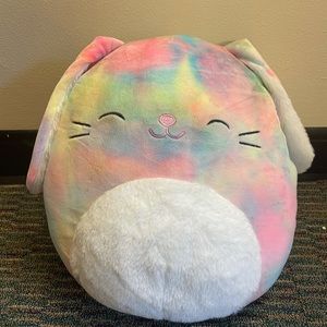 12” Candy tie dye bunny squishmallow